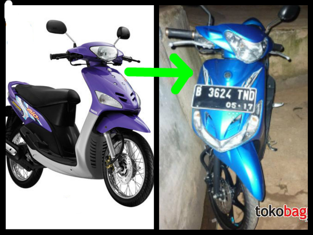 Kumpulan Modifikasi Motor Mio Sporty Warna Biru Terlengkap Kampong Motor